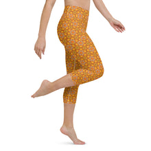 Load image into Gallery viewer, Sun-Kissed Yoga Capri Leggings