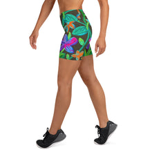 Load image into Gallery viewer, Moonlit Garden Yoga Shorts