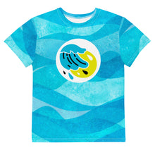 Load image into Gallery viewer, Ocean Wave Youth T-Shirt - Happiness Looks Beautiful