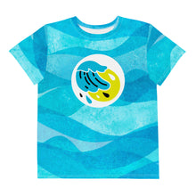 Load image into Gallery viewer, Ocean Wave Youth T-Shirt - Happiness Looks Beautiful