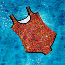 Load image into Gallery viewer, Artiste Youth Swimsuit - Happiness Looks Beautiful