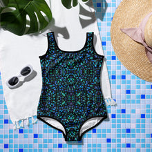 Load image into Gallery viewer, Mosaic Shell Youth Swimsuit - Happiness Looks Beautiful