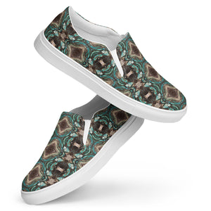 Rainforest Men's Slip on Canvas Shoes - Happiness Looks Beautiful