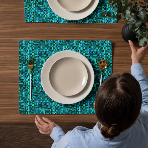 Lagoon Placemat Set - Happiness Looks Beautiful