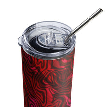 Load image into Gallery viewer, Be Happy Wine Stainless Steel Tumbler - Happiness Looks Beautiful