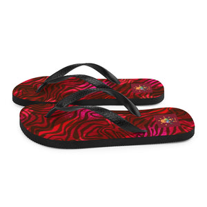 Be Happy Wine Flip-Flops