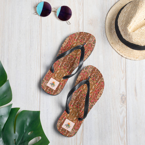 Pink Prairie Flip-Flops - Happiness Looks Beautiful