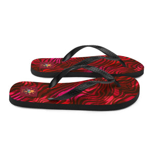 Be Happy Wine Flip-Flops