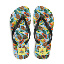 Load image into Gallery viewer, Tropical Fruit Flip-Flops