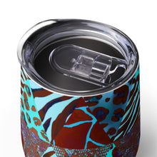 Load image into Gallery viewer, Animal Print Wine Tumbler - Happiness Looks Beautiful