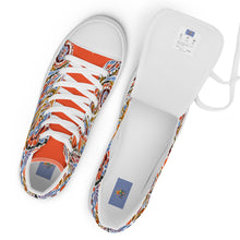 Load image into Gallery viewer, Paisley Party Women’s High Top Canvas Shoes