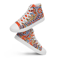 Load image into Gallery viewer, Paisley Party Women’s High Top Canvas Shoes