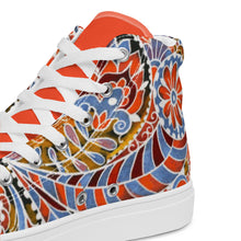 Load image into Gallery viewer, Paisley Party Women’s High Top Canvas Shoes