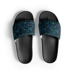 Mosaic Shell Women's Slides - Happiness Looks Beautiful