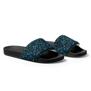 Mosaic Shell Women's Slides - Happiness Looks Beautiful