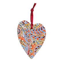 Load image into Gallery viewer, Paisley Party Wooden Ornaments - Happiness Looks Beautiful