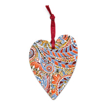 Load image into Gallery viewer, Paisley Party Wooden Ornaments - Happiness Looks Beautiful