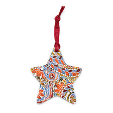 Load image into Gallery viewer, Paisley Party Wooden Ornaments - Happiness Looks Beautiful