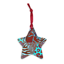 Load image into Gallery viewer, Animal Print Wooden Ornaments - Happiness Looks Beautiful