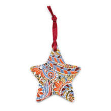 Load image into Gallery viewer, Paisley Party Wooden Ornaments - Happiness Looks Beautiful