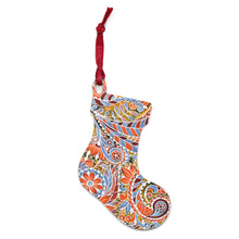 Load image into Gallery viewer, Paisley Party Wooden Ornaments - Happiness Looks Beautiful