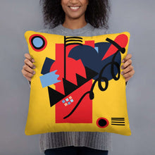 Load image into Gallery viewer, Abstract Pillow - Happiness Looks Beautiful