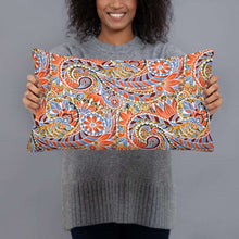 Load image into Gallery viewer, Paisley Party Pillow - Happiness Looks Beautiful