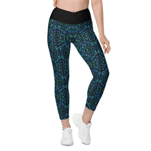 Load image into Gallery viewer, Mosaic Shell Crossover Leggings with Pockets - Happiness Looks Beautiful