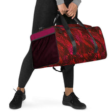 Load image into Gallery viewer, Be Happy Wine Duffle bag - Happiness Looks Beautiful