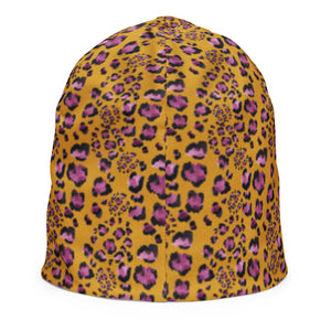 Leopard Love Kids Beanie - Happiness Looks Beautiful