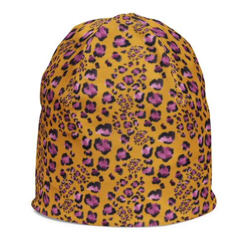 Leopard Love Kids Beanie - Happiness Looks Beautiful