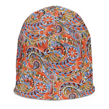 Load image into Gallery viewer, Paisley Party Kids Beanie - Happiness Looks Beautiful