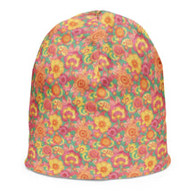 Load image into Gallery viewer, Frolicking Floral Kids Beanie - Happiness Looks Beautiful