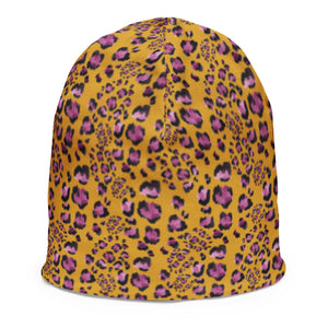 Leopard Love Kids Beanie - Happiness Looks Beautiful