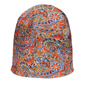 Paisley Party Kids Beanie - Happiness Looks Beautiful