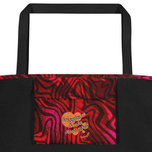 Load image into Gallery viewer, Be Happy Wine Beach Bag - Happiness Looks Beautiful