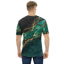 Load image into Gallery viewer, Green Gemstone Men&#39;s T-shirt - Happiness Looks Beautiful