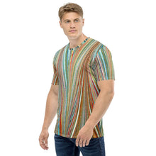 Load image into Gallery viewer, Multicolored Men&#39;s T-shirt - Happiness Looks Beautiful