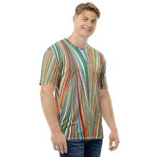 Load image into Gallery viewer, Multicolored Men&#39;s T-shirt - Happiness Looks Beautiful