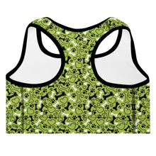 Load image into Gallery viewer, Dog Lover Padded Sports Bra - Happiness Looks Beautiful