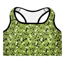 Load image into Gallery viewer, Dog Lover Padded Sports Bra - Happiness Looks Beautiful