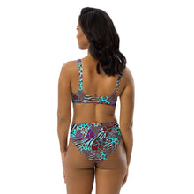 Load image into Gallery viewer, Animal Print Recycled High-Waisted Bikini - Happiness Looks Beautiful