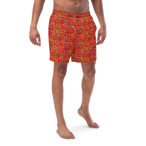 Artiste Men's Swim Trunks - Happiness Looks Beautiful