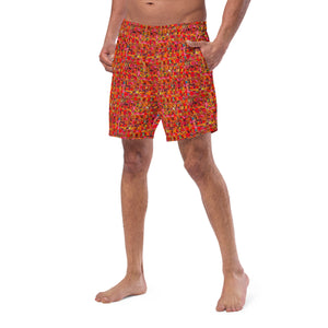 Artiste Men's Swim Trunks - Happiness Looks Beautiful