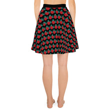 Load image into Gallery viewer, Poinsettia Skater Skirt - Happiness Looks Beautiful