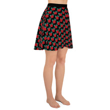 Load image into Gallery viewer, Poinsettia Skater Skirt - Happiness Looks Beautiful