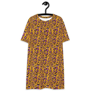 Leopard Love T-Shirt Dress - Happiness Looks Beautiful