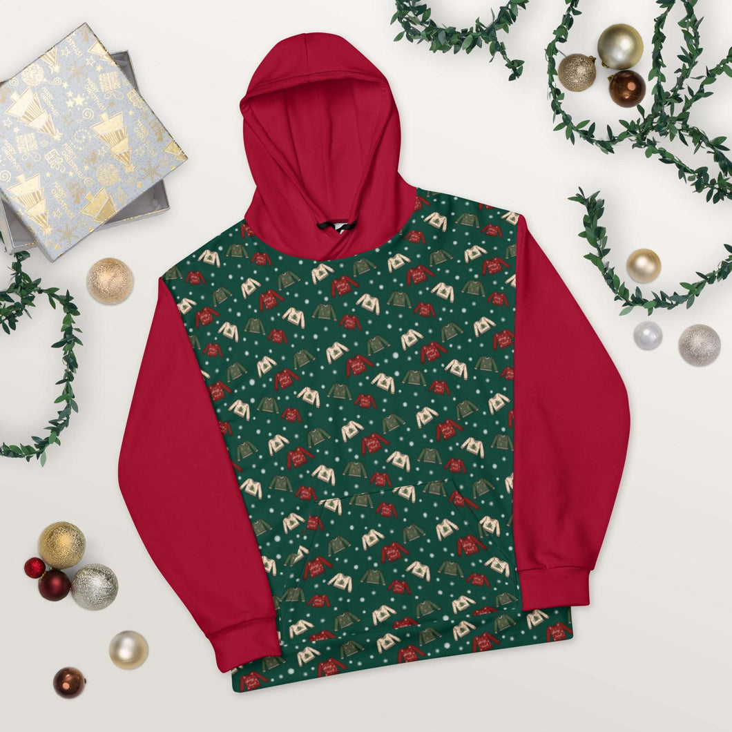 Christmas Sweater Hoodie - Happiness Looks Beautiful