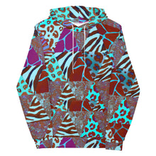 Load image into Gallery viewer, Animal Print Hoodie - Happiness Looks Beautiful