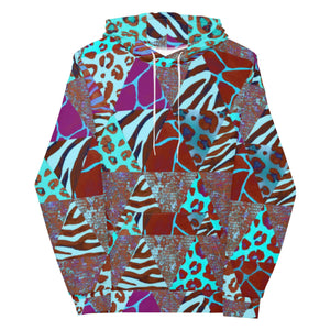 Animal Print Hoodie - Happiness Looks Beautiful